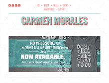 Tablet Screenshot of carmenmorales.com